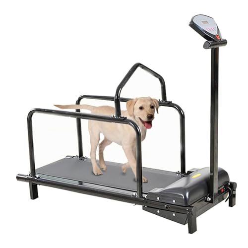 Hundelaufband für große, mittelgroße und kleine Hunde, Indoor- und Outdoor-Haustierlaufband, Maximale Tragkraft 80 kg von Generisch
