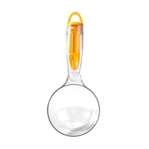 Hundelöffel für Nassfutter, Katzenfütterungsschaufel - Bequemes Griff Hundefutter Scoop mit Versiegelungsclip,200 ml wiederverwendbares multifunktionales Haustier kann leicht für Fütterung und Bewässe von Generisch