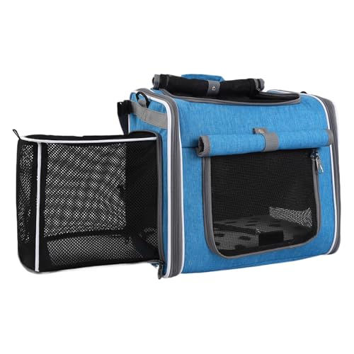 Hunderadkorb - Schwere Duty Pet Bicycle Carrier Front -Lenkerhalterung, Leinwandbehälter Mit Mesh -Baldachin | Sicherheitsleinenclip, Schnellrelease -Halter Der Dog Bike Cork Wurde Für Tierbesitzer En von Generisch