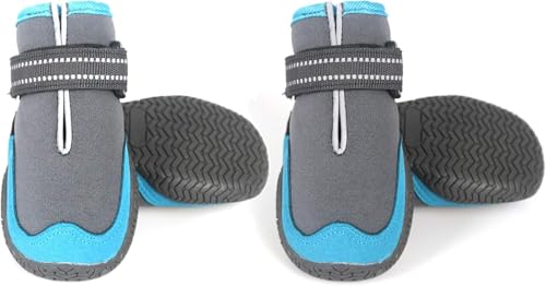 Hundeschuhe, wasserdicht, verschleißfest, Haustier-Regenstiefel, große Hundeschuhe für Herbst und Winter von Generisch