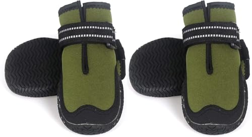 Hundeschuhe, wasserdicht, verschleißfest, Haustier-Regenstiefel, große Hundeschuhe für Herbst und Winter von Generisch