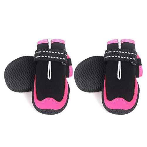 Hundeschuhe, wasserdicht, verschleißfest, Haustier-Regenstiefel, große Hundeschuhe für Herbst und Winter von Generisch