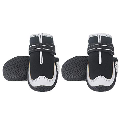Hundeschuhe, wasserdicht, verschleißfest, Haustier-Regenstiefel, große Hundeschuhe für Herbst und Winter von Generisch