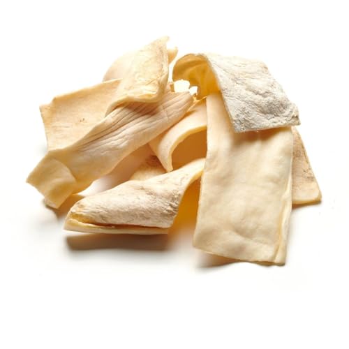Hundesnackbar - Büffel-Kauchips für Hunde | 100% Büffelhaut | Zahnpflege | Kauspaß (1 Kg) von Generisch