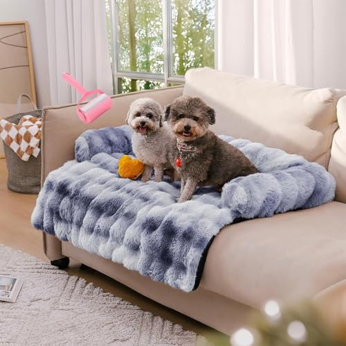 Hundesofa-Bett-Matte, mit rutschfester Unterseite, Möbelschutz, waschbar, Plüsch-Couchbezug für Hunde, Haustier-Sofa-Matte für Hunde und Katzen Hundesofa-Bett-Matte, mit rutschfester Unterseite, Möbelschutz, waschbar, Plüsch-Couchbezug für Hunde, Haustier-Sofa-Matte für Hunde und Katzen von Generisch