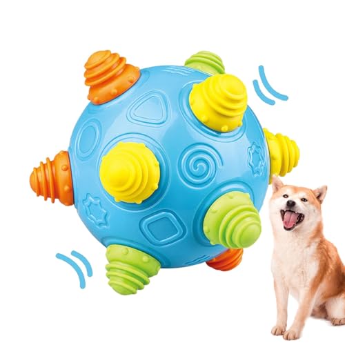 Hundespielzeug, springende Hunde beleuchten blinkende Bälle | Hundespielzeugball mit LED Flash-Musik | Beleuchtet LED Flash Hundespielzeug Ball So Hundespielzeug, springende Hunde beleuchten blinkende Bälle | Hundespielzeugball mit LED Flash-Musik | Beleuchtet LED Flash Hundespielzeug Ball So von Generisch