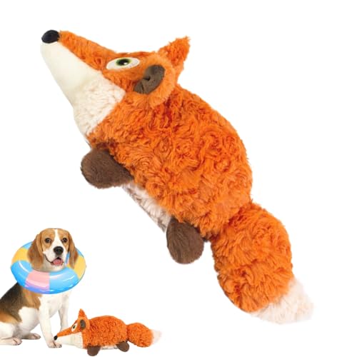 Hundespielzeug Interaktiv | Interaktive Welpen Apportierpuppe Mit Intelligenter Wedelnder Schwanzfunktion | Beißfestes Elektro-Kauspielzeug Für Kleine & Mittelgroße Hunde | Indoor Outdoor Für Haus von Generisch