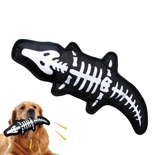 Hundespielzeug zum Kauen, lustiges kleines Hundespielzeug, niedliches gefülltes Hundespielzeug mit Quietschelementen, Kauspielzeug für Outdoor-Abenteuer, Familie, interaktive Spiele von Generisch