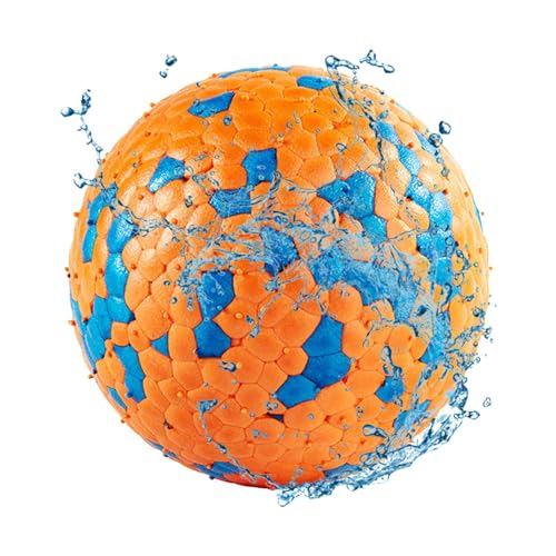 Hundespielzeugball – Hunde-Hüpfball Apportierspielzeug zum | Interaktives Haustier, 60 g Welpenpuppe, Schutz schwimmend, hochelastisches Haustierkauen, Schaumstoff-Katzenpuppe für große Rassen von Generisch