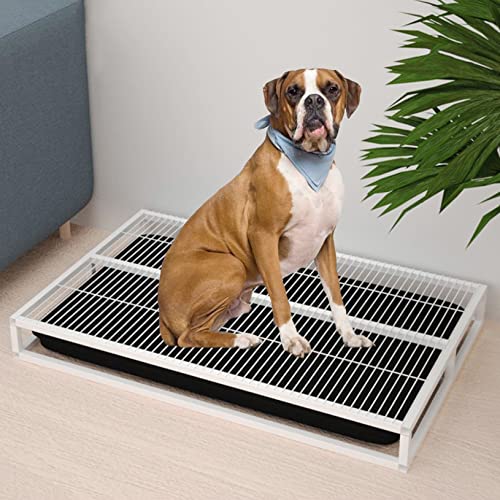 Hundetöpfchentrainingstablett – tragbare Indoor-Hundetoilette für den Innenbereich, ideal für Welpen und kleine Hunde von Generisch