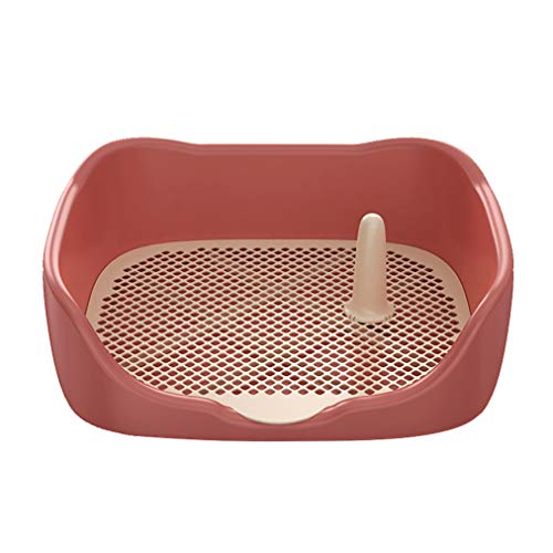 Hundetoilette für drinnen und draußen, mit Pee Post Schutz, Haustier-Töpfchen-Tablett für Welpentraining, Simulationswand für Haustier-Urinierhalter Hundetoilette für drinnen und draußen, mit Pee Post Schutz, Haustier-Töpfchen-Tablett für Welpentraining, Simulationswand für Haustier-Urinierhalter von Generisch