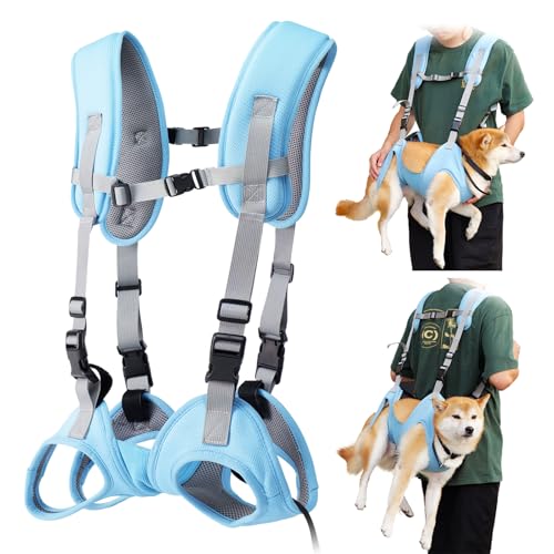 Hundetragerucksack für ältere Hunde, tragbare Tragetasche für Gelenkverletzungen, Arthritis und Mobilitätsunterstützung, ideal für unterstütztes Gehen und Outdoor-Abenteuer von Generisch