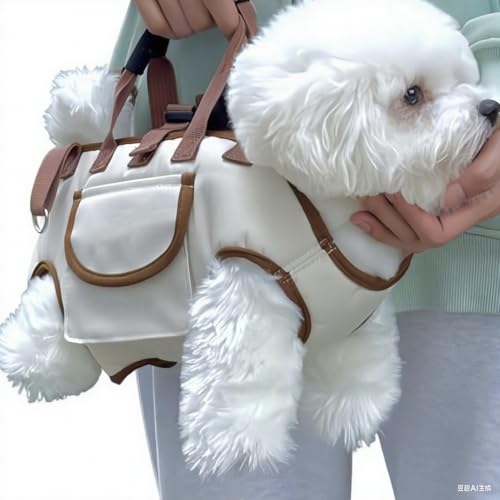 Hundetragetaschen für kleine Hunde, Tragetuch für kleine und mittelgroße Katzen, tragbare Haustier-Tragetasche mit Snack-Tasche, Haustier-Tragetasche mit verstellbarem Gurt, Größe S, Braun Hundetragetaschen für kleine Hunde, Tragetuch für kleine und mittelgroße Katzen, tragbare Haustier-Tragetasche mit Snack-Tasche, Haustier-Tragetasche mit verstellbarem Gurt, Größe S, Braun von Generisch