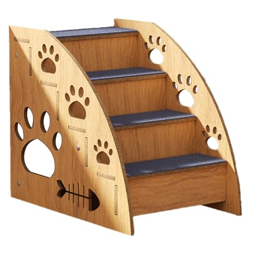 Hundetreppe fürs Bett,Hundetreppe fürs Bett - Cat Steps Hunderampe für den Innenbereich - Katzentreppe aus, Haustierstufen, Hundebettstufen, rutschfeste Hundetreppe für große/mittlere/kleine Hund Hundetreppe fürs Bett,Hundetreppe fürs Bett - Cat Steps Hunderampe für den Innenbereich - Katzentreppe aus, Haustierstufen, Hundebettstufen, rutschfeste Hundetreppe für große/mittlere/kleine Hund von Generisch
