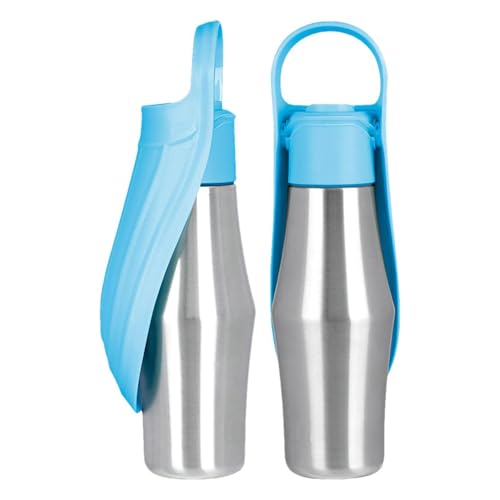 Hundewasserflasche, 765 ml, Edelstahl, Reise-Wasserspender, Haustierzubehör, 2-in-1-Wassernapf, Hunde-Wasserflasche für Hundebesitzer, Wasserspender für Reisen, Ausflüge, Campingausflüge, Wandern, Wat Hundewasserflasche, 765 ml, Edelstahl, Reise-Wasserspender, Haustierzubehör, 2-in-1-Wassernapf, Hunde-Wasserflasche für Hundebesitzer, Wasserspender für Reisen, Ausflüge, Campingausflüge, Wandern, Wat von Generisch