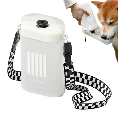 Hundewasserflasche, Reisewasserflasche für Hunde - Verstellbare Träger, große Hundewasserflasche,Wasserspender für Welpen, auslaufsicherer Wassernapf für Hunde mit Aufbewahrungsbox, Kotbeutel Hundewasserflasche, Reisewasserflasche für Hunde - Verstellbare Träger, große Hundewasserflasche,Wasserspender für Welpen, auslaufsicherer Wassernapf für Hunde mit Aufbewahrungsbox, Kotbeutel von Generisch