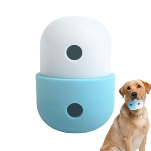 Hundezahnspielzeug | Silikon-Futterspender Ball für Hunde – Haustierzubehör, interaktives Haustier-Zahnknirschspielzeug für kleine, mittelgroße und große Welpen von Generisch