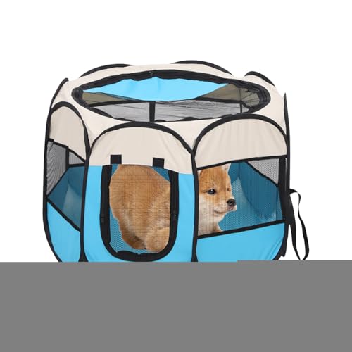 Indoor Hundezelt - Netz Teilgeschlossenes Freiluftgehege | Atmungsaktiver Großer Unterschlupf Für Kätzchen Welpen Frettchen Hamster Igel Innen Außen Garten Terrasse Balkon Indoor Hundezelt - Netz Teilgeschlossenes Freiluftgehege | Atmungsaktiver Großer Unterschlupf Für Kätzchen Welpen Frettchen Hamster Igel Innen Außen Garten Terrasse Balkon von Generisch