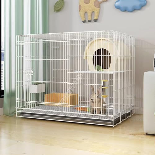 Indoor Kaninchenkäfig mit herausnehmbarem Tablett für kleine bis mittelgroße Haustiere Indoor Kaninchenkäfig mit herausnehmbarem Tablett für kleine bis mittelgroße Haustiere von Generisch