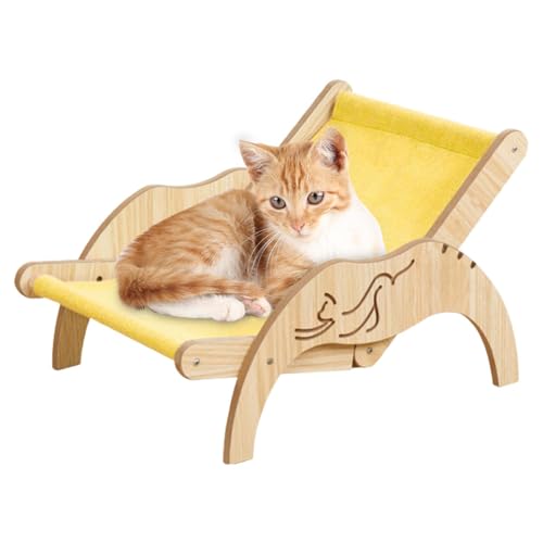Indoor Katzenstuhl - Rutschfestes Katzensofa mit Kratzbrett für mehr Komfort - Perfekt für Indoor-Katzen und Haustiergeburtstagsfeiern von Generisch
