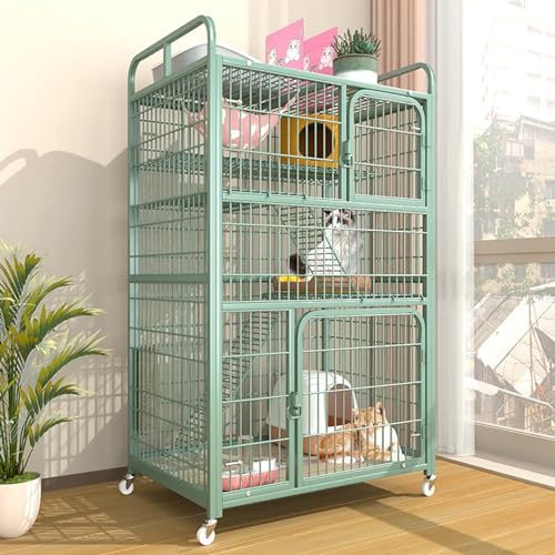 Indoor Outdoor Katzengehege mit Rollen und Plattformen für sicheres Spielen und Entspannen von Generisch