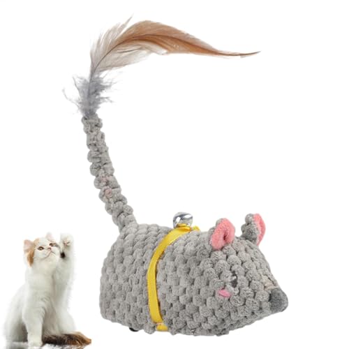 Interaktive Katzenspielzeugmäuse, Mäuse Katzenspielzeug für Innenkatzen, Automatische interaktive elektrische Tierspielzeuge, Kitten Langeweile Training, wiederaufladbares Übungsspiel, Bewegung für al Interaktive Katzenspielzeugmäuse, Mäuse Katzenspielzeug für Innenkatzen, Automatische interaktive elektrische Tierspielzeuge, Kitten Langeweile Training, wiederaufladbares Übungsspiel, Bewegung für al von Generisch