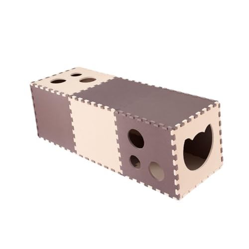 Interaktiver Katzentunnel, verschleißfestes Katzenspielzeug für Kätzchen, ansprechende und lustige Spielaktivität, langlebig und sicher für Indoor-Katzen Interaktiver Katzentunnel, verschleißfestes Katzenspielzeug für Kätzchen, ansprechende und lustige Spielaktivität, langlebig und sicher für Indoor-Katzen von Generisch