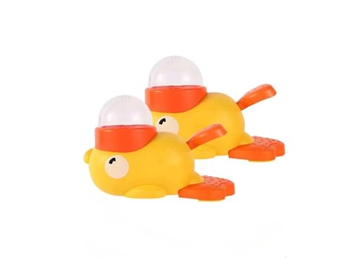 Interaktives 2-in-1-Hundespielzeug, gelbe Ente, langsamer Futterspender für kleine und mittelgroße Hunde, Futter-Puzzle, lustiges Entenförmiges Design, reduziert Blähungen und Langeweile von Generisch