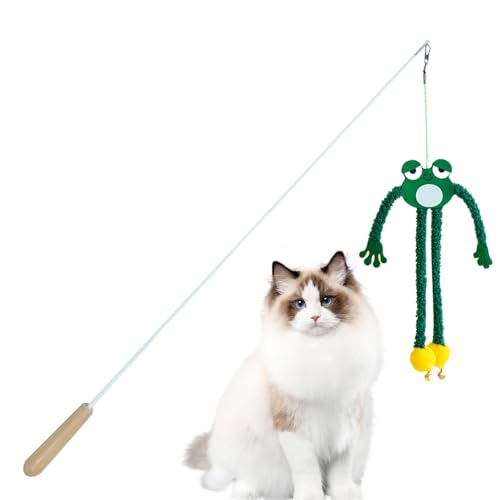 Interaktives Katzenspielzeug, Katzenangeln Spielzeug Lustiges Katzenspielspielzeug, Interaktives Katzenspielzeug Kreativer Zauberstab Kreativer Katzenspielzeug Zauberstab Für Katzen Zu Hause Interaktives Katzenspielzeug, Katzenangeln Spielzeug Lustiges Katzenspielspielzeug, Interaktives Katzenspielzeug Kreativer Zauberstab Kreativer Katzenspielzeug Zauberstab Für Katzen Zu Hause von Generisch