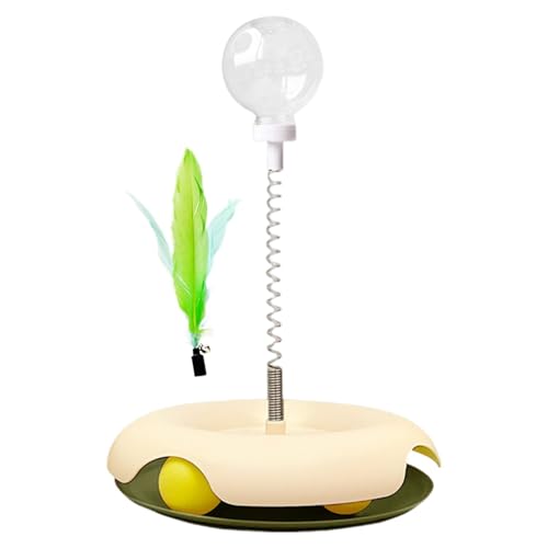 Interaktives Katzenspielzeug - Automatisch Intelligenzspielzeug Katzenspielzeug Mit Spielzeug Futterautomat | Interaktives Spielzeug Futterspender Leckerli-Ball Katzenspielzeug Für Drinnen Und Draußen Interaktives Katzenspielzeug - Automatisch Intelligenzspielzeug Katzenspielzeug Mit Spielzeug Futterautomat | Interaktives Spielzeug Futterspender Leckerli-Ball Katzenspielzeug Für Drinnen Und Draußen von Generisch