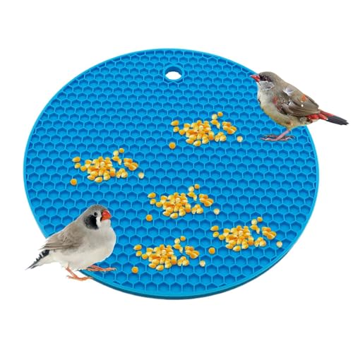Interaktives Papageien-Futtersuchspielzeug,Vogel-Anreicherungsspielzeug, Futterspielzeug für Papageien, Haustier-Papageienfutter, langsam fressende Matte für Graupapageien, Sittiche und Wellensittiche von Generisch