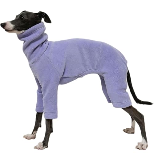 Kleidungspullover Für Italienische Windhunde, Warmer Fleece-Whippe-Onesie Für Hunde, Winddichter Winter-Hundepullover-Pyjama, Haustierkleidung Für Kaltes Wetter Für Kleine Und Mittelgroße(Size 4) von Generic
