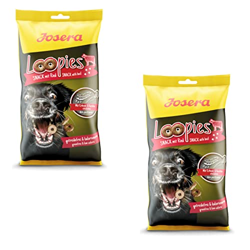 Josera Loopies Rind - Leckerlis für Hunde - Doppelpack - 2 x 150 g von Josera