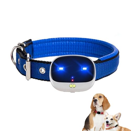 Kabelloser Haustierzaun GPS Tracker Halsband für Hunde | Wiederaufladbarer wasserdichter Zaun mit Sprachüberwachung und Alarm bei niedrigem Batteriestand | Geeignet für kleine und mittelgroße Hunde von Generisch