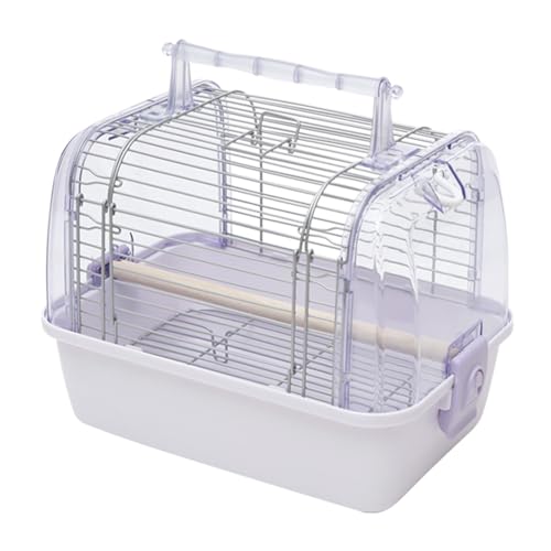 Käfig für Vögel, kleiner Vogelkäfig, mit Handtasche, für Spaziergänge, Party, Kurztrip, für kleine und mittelgroße Haustiere (Grün) von Generisch