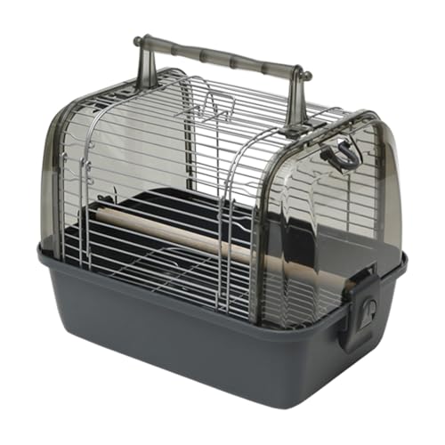 Käfig für Vögel, kleiner Vogelkäfig, mit Handtasche, für Spaziergänge, Party, Kurztrip, für kleine und mittelgroße Haustiere (Grün) von Generisch