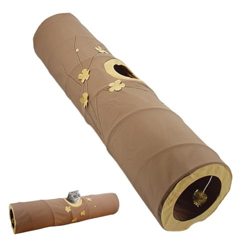 Kätzchentunnel, Spieltunnel für den Innenbereich, interaktives Tunnel, Spielzeug, Katzenversteck, leicht, für Kaninchen, Welpen Kätzchentunnel, Spieltunnel für den Innenbereich, interaktives Tunnel, Spielzeug, Katzenversteck, leicht, für Kaninchen, Welpen von Generisch