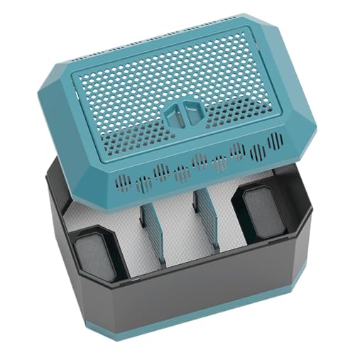 Kakerlaken -Feeder, Reptile Feeder Box,Kakerlake -Fütterungsbehälter - Schildkrötentransportkäfig, Lebensraum von Reptilien, atmungsaktive kleine Terrarien für Spinnenskorpion von Generisch
