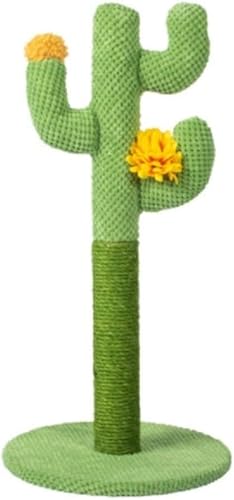 Kaktus Kratzbaum Turm - Hoher Kratzbaum & Klettergerüst für Indoor-Katzen & Kätzchen - Langlebiger Katzenkratzer mit mehreren Ebenen zum Spielen und Kratzen von Generisch