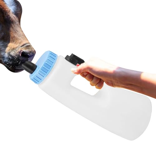 Kalb Fütterungsflasche - Pflegeflasche 3 Modi | 2L Kapazität Mit Brustwarzen | Füttern Von Flaschen Mit Griff | Einfaches Griff, Durchlaufsicheres Design | Ideal Für Kälber, Lämmer Und Ziegenkinder | Kalb Fütterungsflasche - Pflegeflasche 3 Modi | 2L Kapazität Mit Brustwarzen | Füttern Von Flaschen Mit Griff | Einfaches Griff, Durchlaufsicheres Design | Ideal Für Kälber, Lämmer Und Ziegenkinder | von Generisch