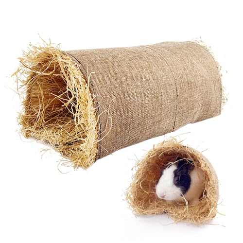 Kaninchen -Versteck | Run Hide Shelter | Kleines Haustierhaus | Naturalgrasgewebte Nest Zu Kleinen Haustieren | Gemütlicher Versteckspielzeugtunnel Für Kaninchen, Meerschweinchen, Hamster, Schlaf- Und Kaninchen -Versteck | Run Hide Shelter | Kleines Haustierhaus | Naturalgrasgewebte Nest Zu Kleinen Haustieren | Gemütlicher Versteckspielzeugtunnel Für Kaninchen, Meerschweinchen, Hamster, Schlaf- Und von Generisch