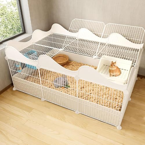 Kaninchenstall aus Metalldraht, für den Innenbereich, Kleintierkäfig, Haustiergehege, ideal zum Selbermachen, für Katzen und Kleintiere, großer Trainingsplatz für den Innenbereich Kaninchenstall aus Metalldraht, für den Innenbereich, Kleintierkäfig, Haustiergehege, ideal zum Selbermachen, für Katzen und Kleintiere, großer Trainingsplatz für den Innenbereich von Generisch