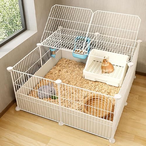 Kaninchenstall aus Metalldraht, für den Innenbereich, Kleintierkäfig, Haustiergehege, ideal zum Selbermachen, für Katzen und Kleintiere, großer Trainingsplatz für den Innenbereich Kaninchenstall aus Metalldraht, für den Innenbereich, Kleintierkäfig, Haustiergehege, ideal zum Selbermachen, für Katzen und Kleintiere, großer Trainingsplatz für den Innenbereich von Generisch