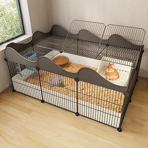 Kaninchenstall aus Metalldraht, für den Innenbereich, Kleintierkäfig, Haustiergehege, ideal zum Selbermachen, für Katzen und Kleintiere, großer Trainingsplatz für den Innenbereich Kaninchenstall aus Metalldraht, für den Innenbereich, Kleintierkäfig, Haustiergehege, ideal zum Selbermachen, für Katzen und Kleintiere, großer Trainingsplatz für den Innenbereich von Generisch