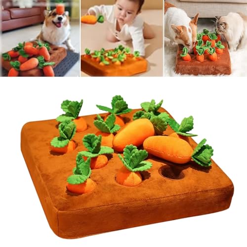 Karotten-Patch-Katzenspielzeug, Karotten-Katzenminze-Spielzeug, Anreicherung, Katzenpuzzle-Spielzeug, Karottenfarm, Plüsch-Kauspielzeug für kleine, mittelgroße und große Hunde, Katzen mit 12 Karotten, Karotten-Patch-Katzenspielzeug, Karotten-Katzenminze-Spielzeug, Anreicherung, Katzenpuzzle-Spielzeug, Karottenfarm, Plüsch-Kauspielzeug für kleine, mittelgroße und große Hunde, Katzen mit 12 Karotten, von Generisch