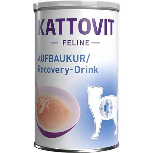 Kattovit Feline Recovery Drink 12x 135ml / Ergänzungsfuttermittel für ausgewachsene Katzen/Aufbaukur in der Genesungsphase bei höheren Energie- und Trinkbedarf von Generisch