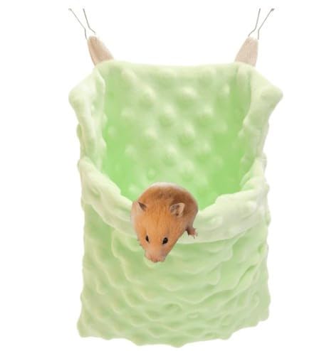 Katzen Couch Glider Bonding Beutel, Tragetasche, Schlafsack mit verstellbarem Riemen für Reisegleiter, Frettchen, Igel, Hamster, klein (blau) Hundekissen MittelgroßE Hunde (Green, 15. 5x17x20) von Generisch