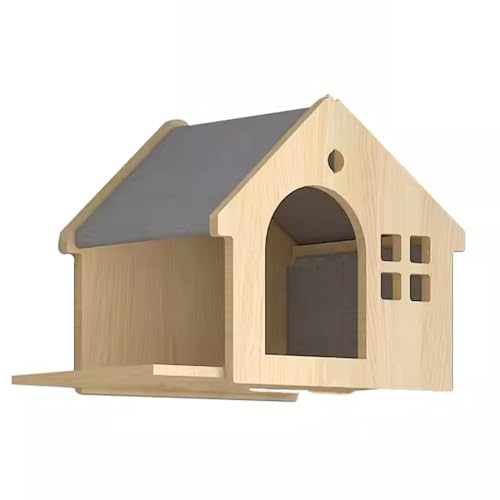 Katzen-Kletterwand aus Holz zum Schlafen, Spielen, Klettern - Trägt leicht Lasten - Katzenleiste zum Ausruhen und Spielen Katzen-Kletterwand aus Holz zum Schlafen, Spielen, Klettern - Trägt leicht Lasten - Katzenleiste zum Ausruhen und Spielen von Generisch