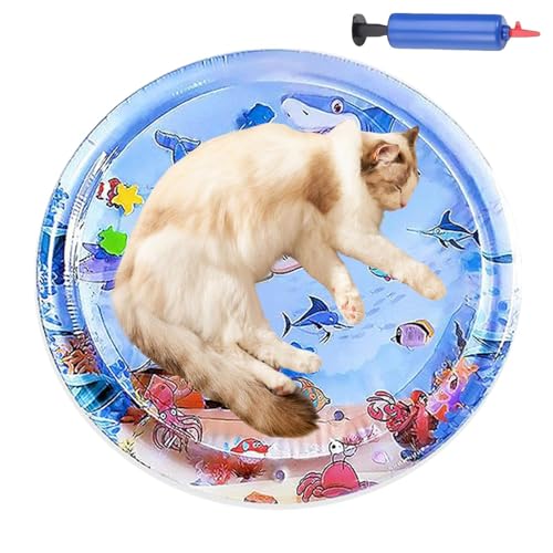 Katzen-Matte, Hunde-Kühlmatte,Bunte Kühlmatte mit Schwellung - Aufblasbare Haustierbedarf, Lustiges interaktives Pad für Hinterhof, Cort von Generisch