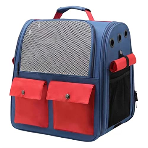 Katzen-Outdoor-Tragetasche, atmungsaktiv, tragbar, Reise-Netzstoff, Stofftasche für Katzen, Hunde, Haustierbedarf, Haustier-Tragetasche für kleine Hunde, Haustier-Tragetasche, Organizer, von Generisch